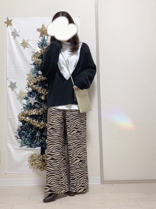 coca（coca）（コカ）の「ゼブラ柄イージーパンツ（その他パンツ