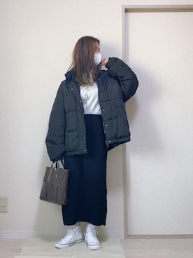 プチプラ★くまさんさん（レディース・150cm）の冬コーディネート