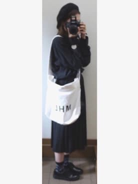 「カメラ女子」｜「アイテム（腕時計）」を使った、nan 。さん（レディース・156cm）の秋コーディネート