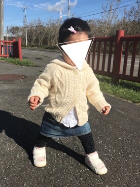 「妹ちゃん」｜Hanaさん（キッズ・80cm）の秋コーディネート