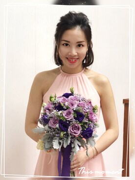 「CHARLES & KEITH（チャールズ & キース）のアイテム（アクセサリー）」を使った、つばめさん（レディース・163cm）の冬コーディネート