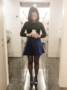 「RUPERT SANDERSON（ルパートサンダーソン）のアイテム」を使った、つばめさん（レディース・163cm）の冬コーディネート