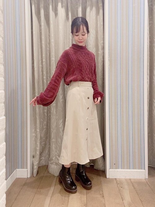 マジェスティックレゴン京都ポルタ店スタッフ Majestic Legon Majestic Legonのブーツを使ったコーディネート Wear