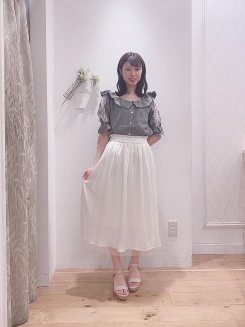 Majestic Legon マジェスティックレゴン京都ポルタ店スタッフさんのシャツ ブラウスを使ったコーディネート Zozotown