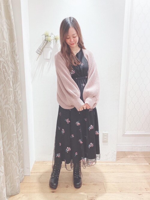 Majestic Legon マジェスティックレゴン京都ポルタ店スタッフさんのカーディガン ボレロを使ったコーディネート Zozotown