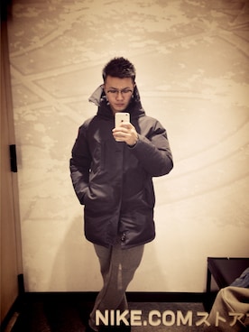 「KENT（ケント）のアイテム」を使った、しまぼげさん（メンズ・179cm）の冬コーディネート