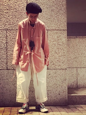 もんたさん（メンズ・163cm）の春コーディネート