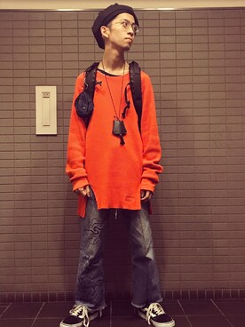 「ハンドペイント」｜もんたさん（メンズ・163cm）の夏コーディネート