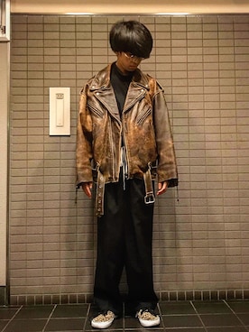 もんたさん（メンズ・163cm）の秋コーディネート