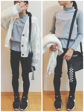 みーこさん（キッズ・133cm）の冬コーディネート