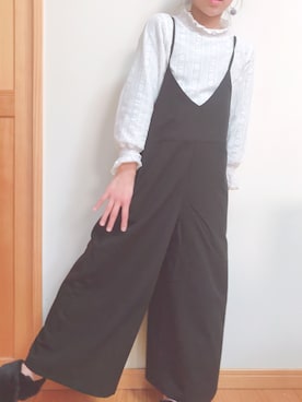 「レイヤードstyle」｜「アイテム（オールインワン・サロペット）」を使った、みーこさん（キッズ・133cm）の冬コーディネート