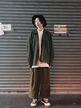 「zakka w（zakka w）のアイテム（ジャケット/アウター）」を使った、李じゅんさん（レディース・168cm）の秋コーディネート