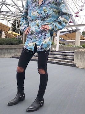 「Saint Laurent」｜「アイテム（その他）」を使った、ユイトさん（メンズ・170cm）の秋コーディネート