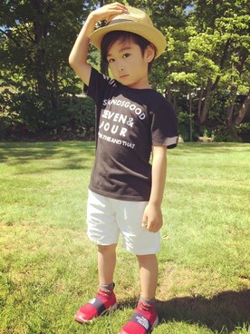 三兄弟さん（キッズ・100cm）の夏コーディネート