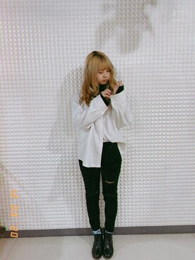「多層次穿搭」｜ZIQING🇹🇼さん（レディース・157cm）の冬コーディネート