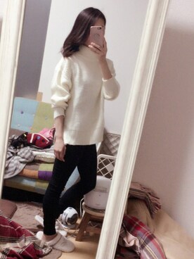 haruさん（レディース・157cm）の冬コーディネート