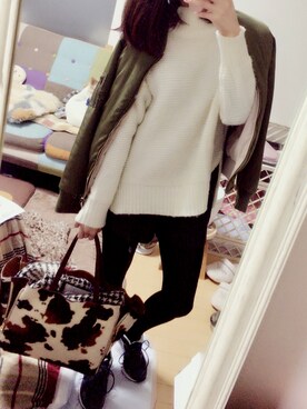 haruさん（レディース・157cm）の冬コーディネート