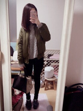 haruさん（レディース・157cm）の冬コーディネート