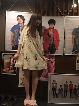 「JILL by JILL STUART（ジルバイジルスチュアート）のアイテム（カーディガン/ボレロ）」を使った、asuka0202さん（レディース・160cm）の夏コーディネート