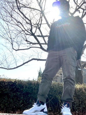 「Jordan」｜「アイテム（スウェット）」を使った、naoki__0603さん（メンズ・170cm）の春コーディネート