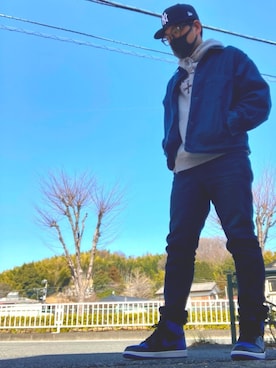 「NOAH（ノア）のアイテム（トップス）」を使った、naoki__0603さん（メンズ・170cm）の冬コーディネート