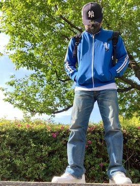 「FRED PERRY（フレッドペリー）のアイテム（ジャージ）」を使った、naoki__0603さん（メンズ・170cm）の春コーディネート