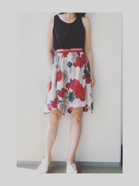 「tibi（ティビ）のアイテム」を使った、__ya.iさん（レディース・163cm）の夏コーディネート