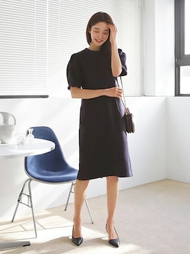 「アイテム（パンプス）」を使った、SAPPUNさん（レディース・170cm）の春コーディネート