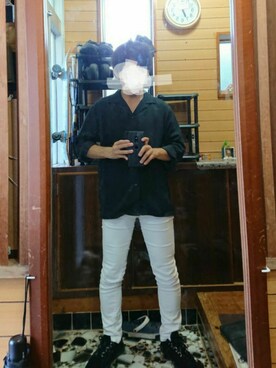 「WEGO（ウィゴー）のアイテム（その他トップス）」を使った、太郎さん（メンズ・163cm）の夏コーディネート
