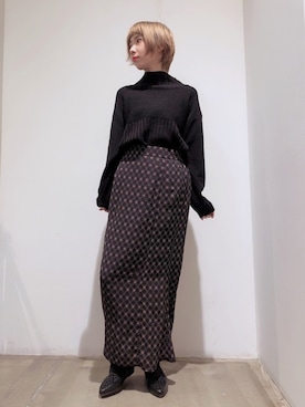 おむらいすさん（レディース・159cm）の冬コーディネート