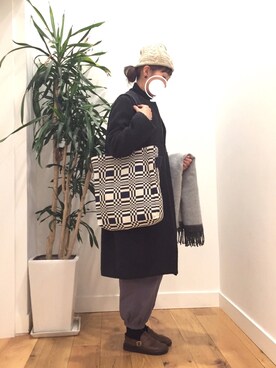 「dantan」｜koco.さん（レディース・156cm）の冬コーディネート