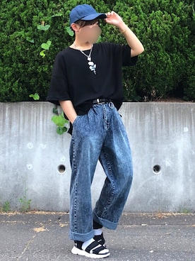 「classicalelf（クラシカルエルフ）のアイテム（帽子）」を使った、Hiroさん（メンズ・162cm）の夏コーディネート