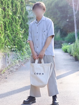 「KANGOL（カンゴール）のアイテム（レッグウェア）」を使った、Hiroさん（メンズ・162cm）の夏コーディネート