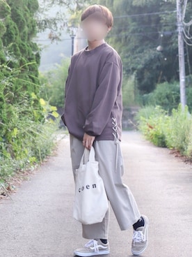 「KANGOL（カンゴール）のアイテム（レッグウェア）」を使った、Hiroさん（メンズ・162cm）の夏コーディネート