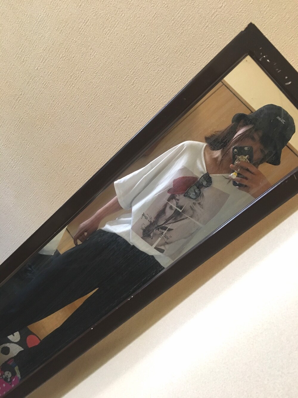 「ビッグシルエット、シンプルコーデ、オーバーサイズ」｜「Availのアイテム（Tシャツ/カットソー、ホワイト系）」を使った、ゆちんさん（レディース・164cm）の春コーディネートの1枚目の写真