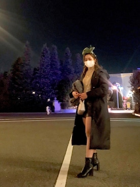 「SHEL'TTER ORIGINAL（シェルターオリジナル）のアイテム（ジャケット/アウター）」を使った、どぅちゃんさん（レディース・158cm）の冬コーディネート