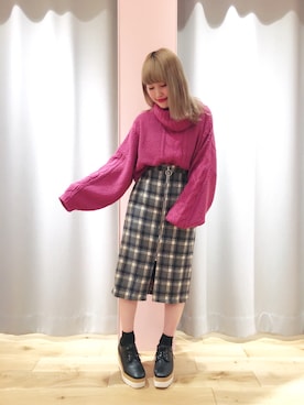 ゆきみさん（レディース・153cm）の秋コーディネート