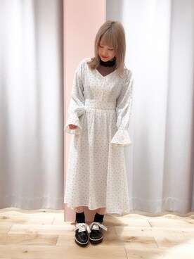 「ハイネックトップス」｜ゆきみさん（レディース・153cm）の冬コーディネート