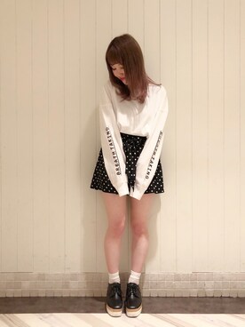 「スボーツミックス」｜「アイテム（その他シューズ）」を使った、ゆきみさん（レディース・153cm）の春コーディネート