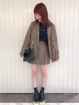 「archives（アルシーヴ）のアイテム（ジャケット/アウター）」を使った、ゆきみさん（レディース・153cm）の夏コーディネート