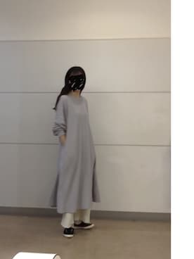 「ゆるゆる」｜「アイテム（ワンピース/ドレス）」を使った、≡さん（レディース・158cm）の春コーディネート