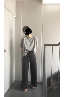 「ワントーンスタイル」｜≡さん（レディース・157cm）の夏コーディネート