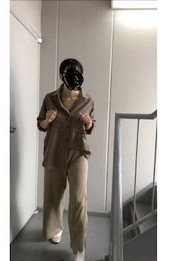 「ワントーンスタイル」｜≡さん（レディース・158cm）の秋コーディネート