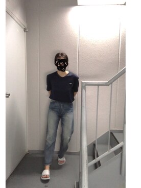 「ザノースフェイス」｜≡さん（レディース・158cm）の夏コーディネート