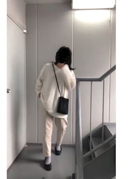 「ワントーンスタイル」｜≡さん（レディース・158cm）の冬コーディネート