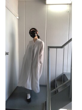 「ゆるゆる」｜「アイテム（ワンピース/ドレス）」を使った、≡さん（レディース・159cm）の冬コーディネート