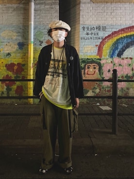 「Journal Standard TRISECT（トライセクト）のアイテム（トップス）」を使った、ヒロキさん（メンズ・164cm）の夏コーディネート