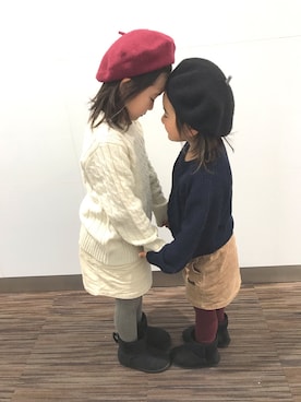 Sato(O~ .~O)さん（キッズ・120cm）の冬コーディネート