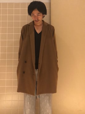 「エドウィナホール」｜ま〜し〜さん（メンズ・177cm）の秋コーディネート