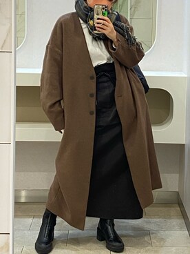「スタミキ」｜「アイテム（ジャケット/アウター）」を使った、akaneさん（レディース・162cm）の秋コーディネート